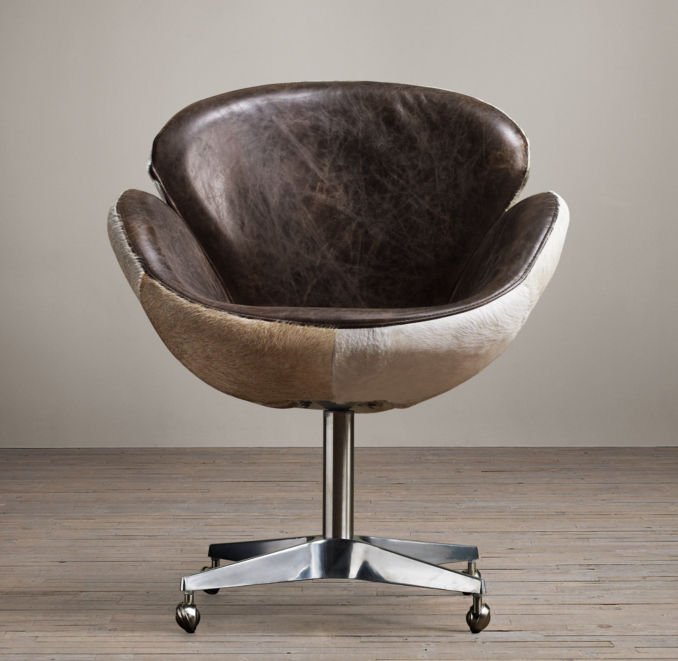 Devon Hair-on-Hide Back Chair