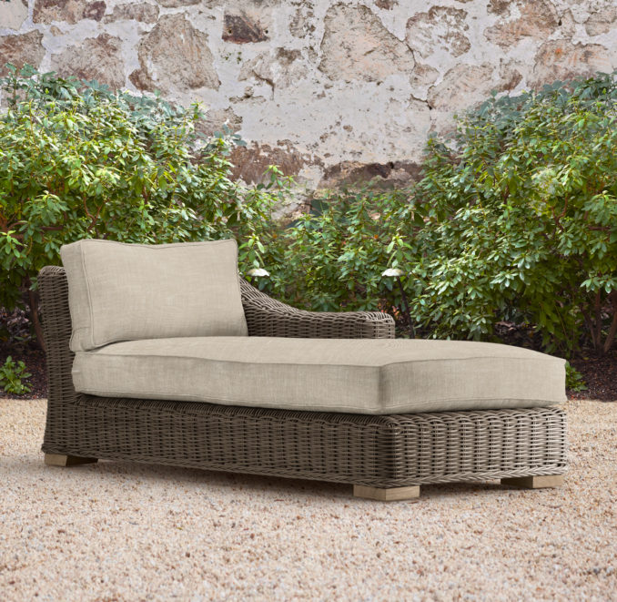 Provence Luxe Left/Right Arm Chaise Cushion