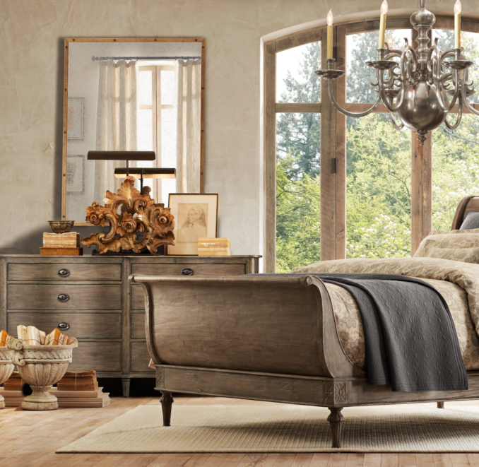Empire Rosette 8-Drawer Dresser