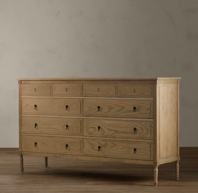 Louis XVI 10-Drawer Dresser