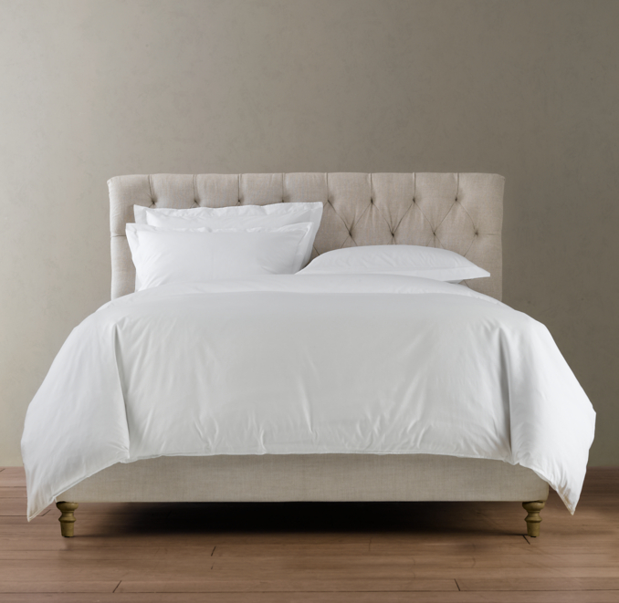 Chesterfield Upholstered Bed Without Footboard