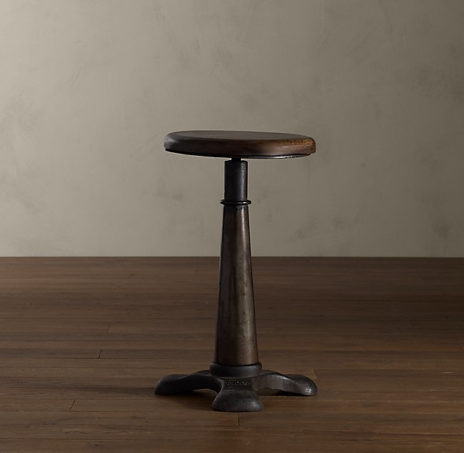 French Sewing Stool Table