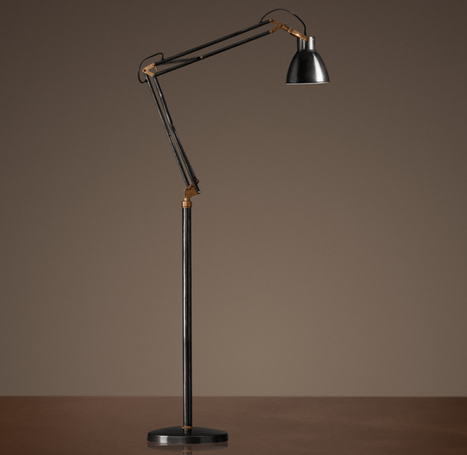 1930s Studio Task Floor Lamp