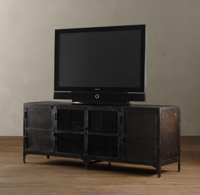 Industrial Tool Chest Media Console