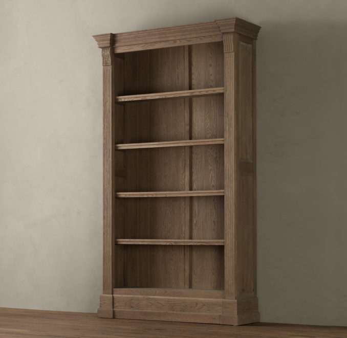 Fluted Column Bookcase