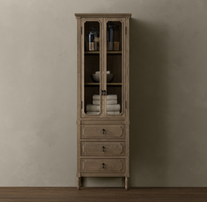 Louis XVI Medium Bath Cabinet
