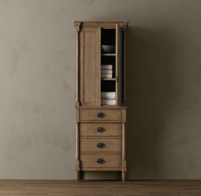 Directoire Medium Bath Cabinet