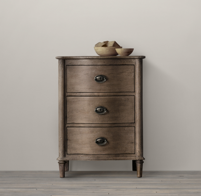 Empire Rosette Short Bath Cabinet
