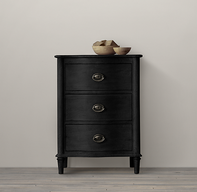Empire Rosette Short Bath Cabinet