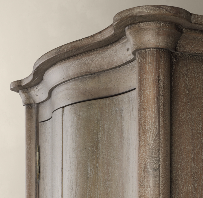 Empire Rosette Tall Bath Cabinet