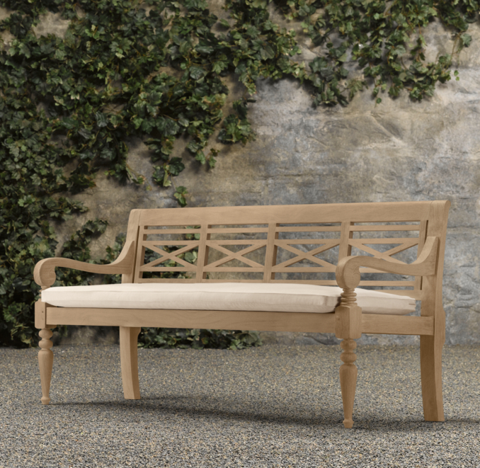 19th C. Chippendale Bench