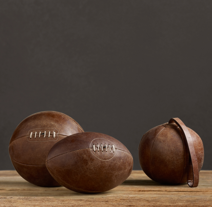 Vintage Leather Sports Balls