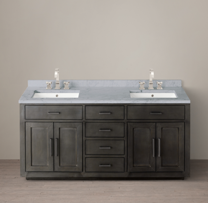 La Salle MetalWrapped Double Vanity