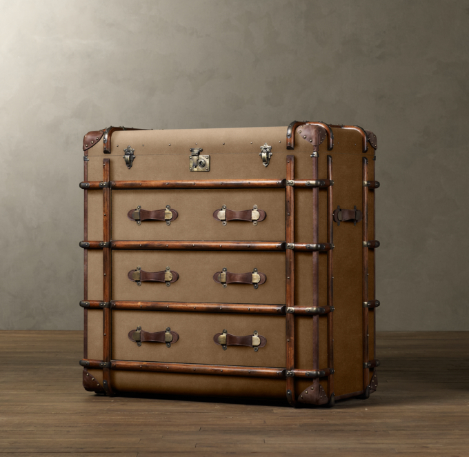 Steamer Trunk Dresser