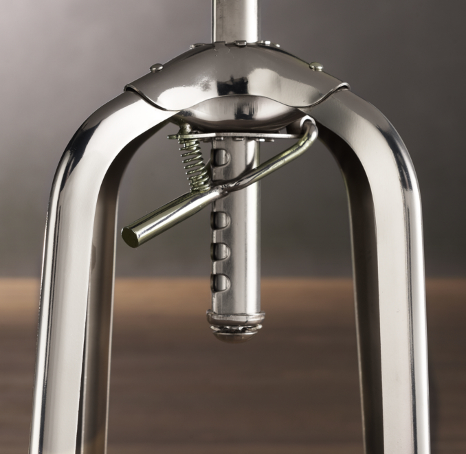 Vintage Toledo Barstool Polished Chrome
