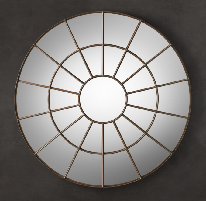 Round Palladian Mirror