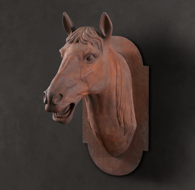 French Artifact Horse's Head