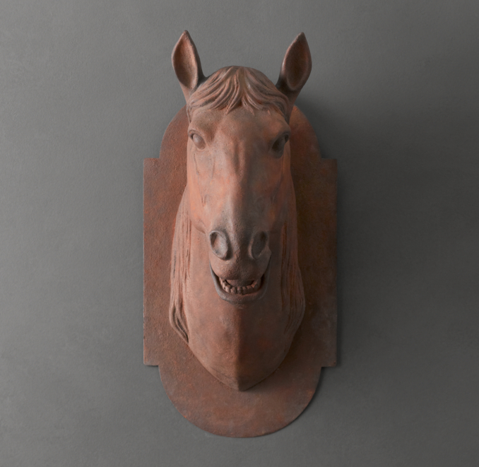 French Artifact Horse's Head