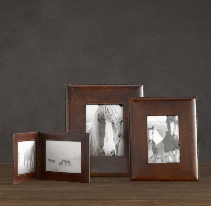 Artisan Leather Frame Chocolate