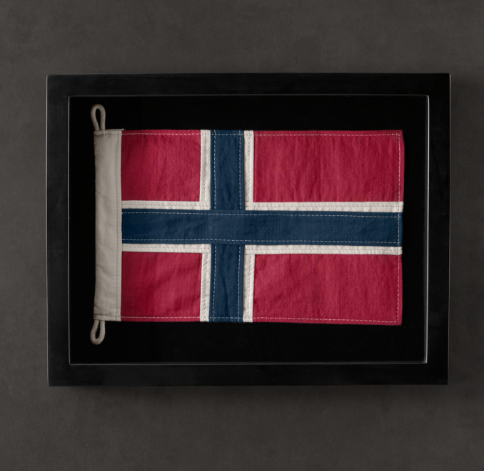 Framed Flag of Norway