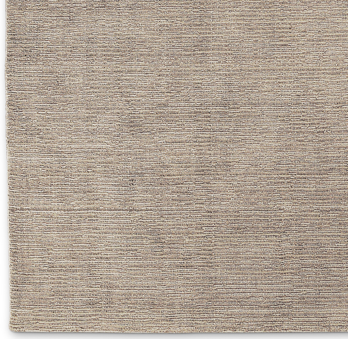 Distressed Wool Rug Swatch - Grey