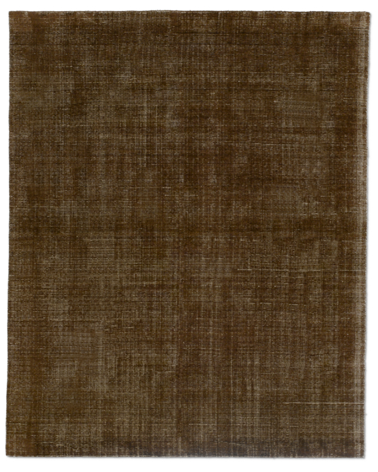 Distressed Wool Rug - Chocolate