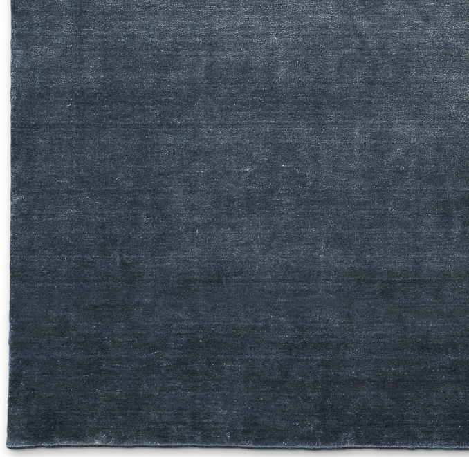 Heathered Wool Rug Swatch - Charcoal