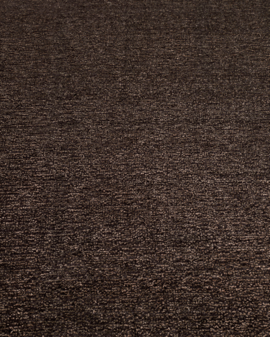 Heathered Wool Rug - Chocolate