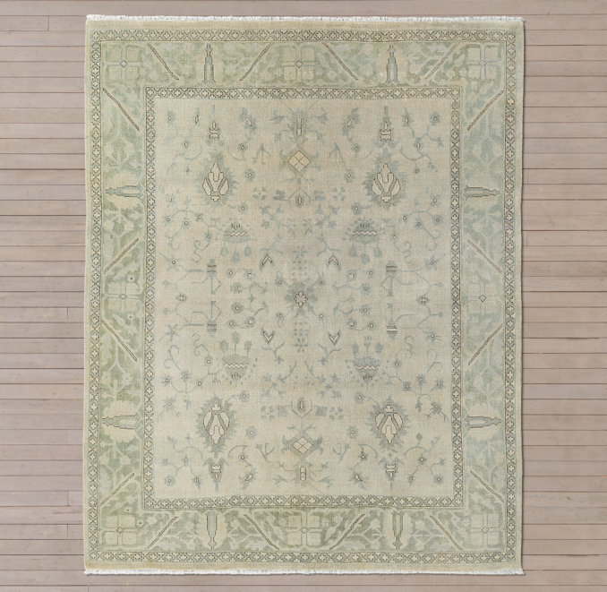 Ashra Rug Swatch Sage