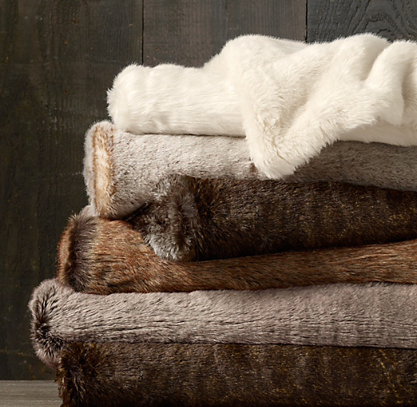 Luxe Faux Fur Throws