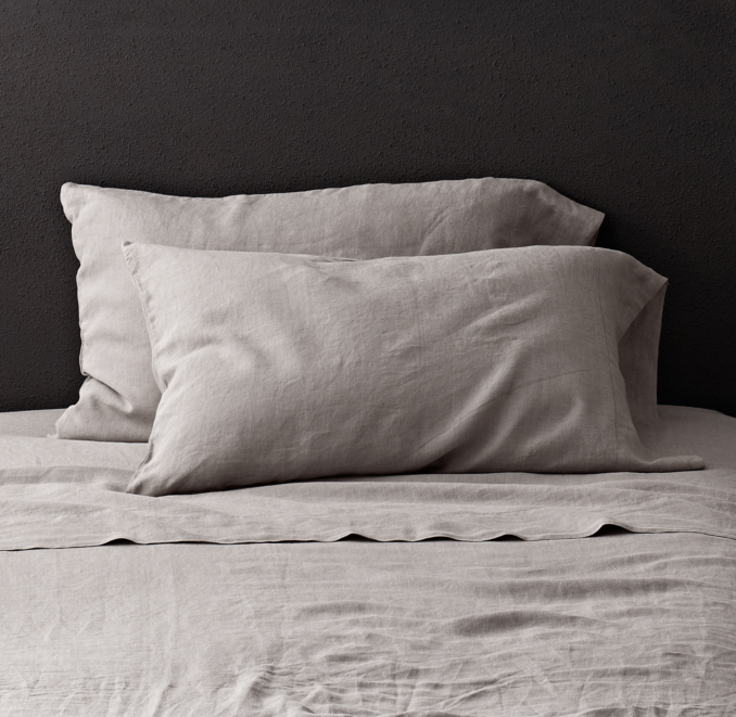 Stonewashed Belgian Linen Pillowcases (Set of 2)