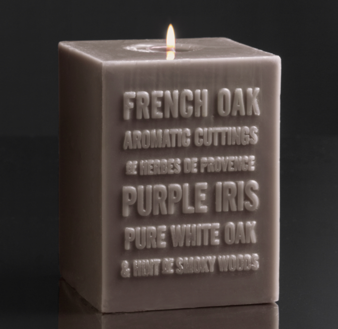 French Oak Pillar Candle