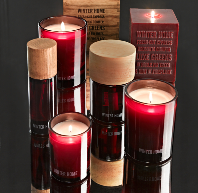 Belgian Linen Pillar Candle