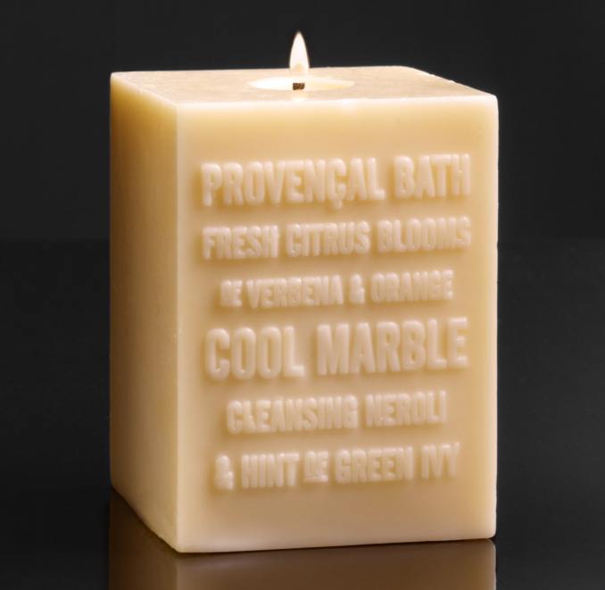 Provençal Bath Pillar Candle