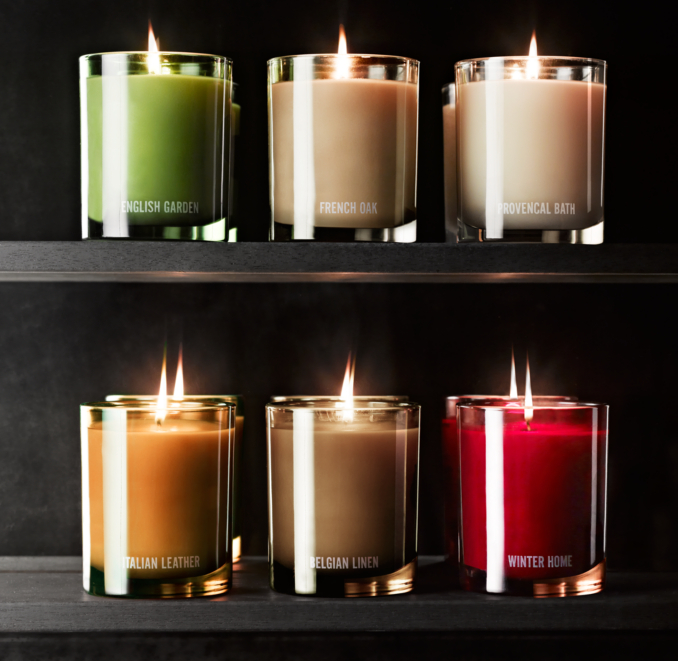 English Garden Filled Candle