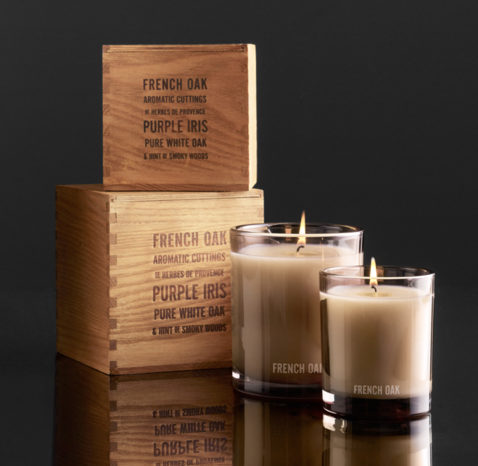 French Oak Filled Candle