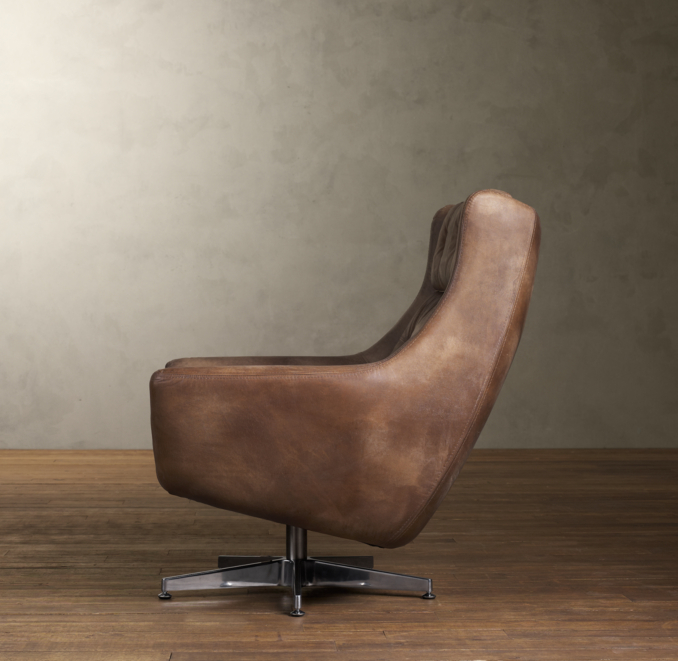 Motorcity Leather Swivel Chair