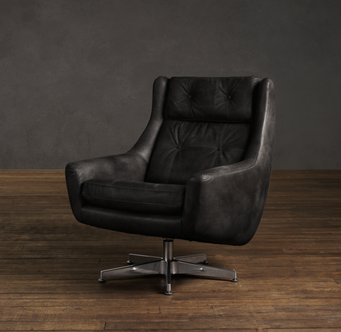 Motorcity Leather Swivel Chair