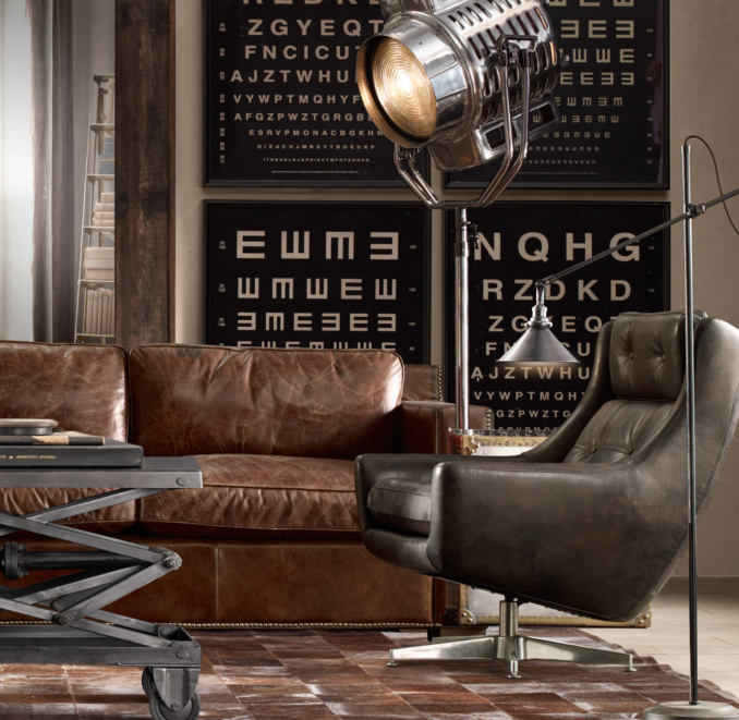 Motorcity Leather Swivel Chair
