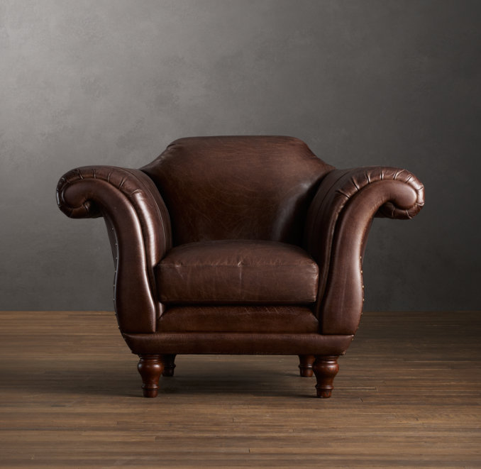 Regency Leather Chair