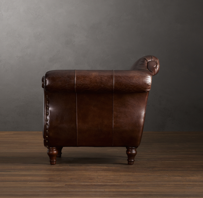 Regency Leather Chair