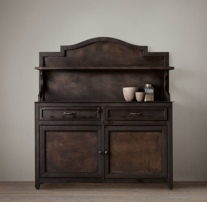 19th C. Swedish Metal Sideboard
