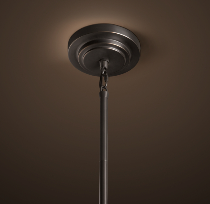 Two-Tier Round Shade Pendant