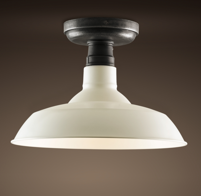 Vintage Barn Flushmount Warm White