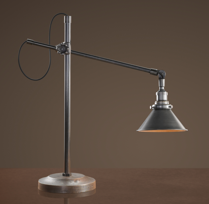 1900s Machinist Task Accent Lamp