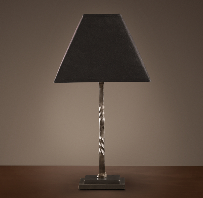 Iron Railing Twist Table Lamp