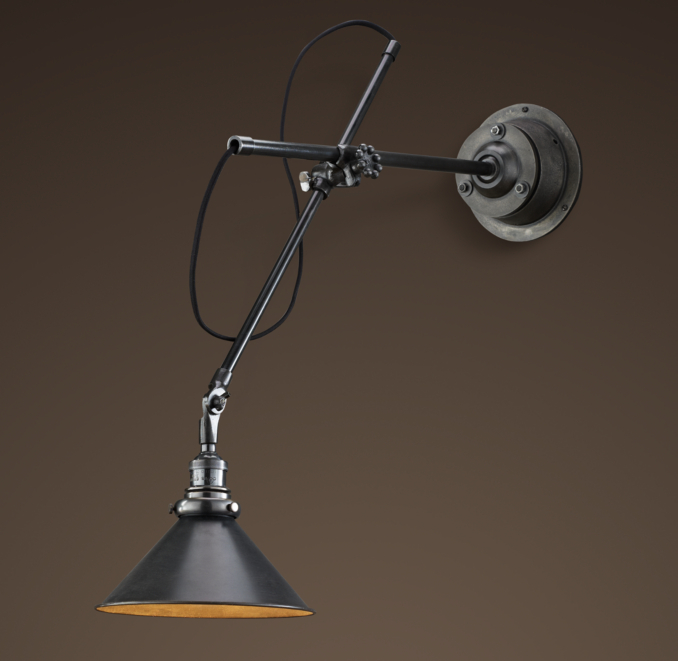 1900s Machinist Sconce