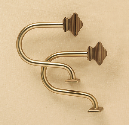 Square Drapery Tiebacks