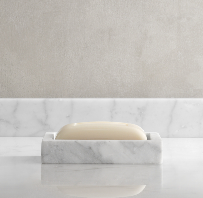 Carrara Marble  Soap Dish