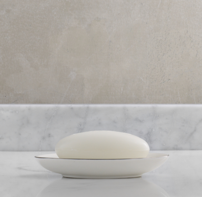 Le Bain French Porcelain Soap Dish